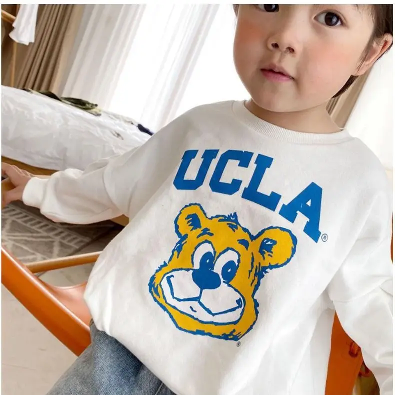 UCLA Cartoon Long Sleeve Sweatshirt for Kids Boys Girls