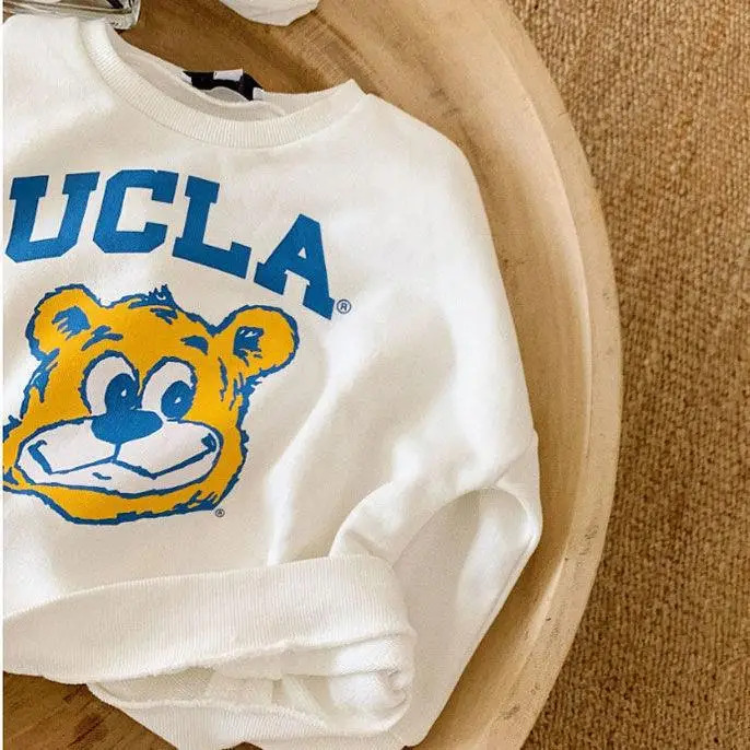 UCLA Cartoon Long Sleeve Sweatshirt for Kids Boys Girls