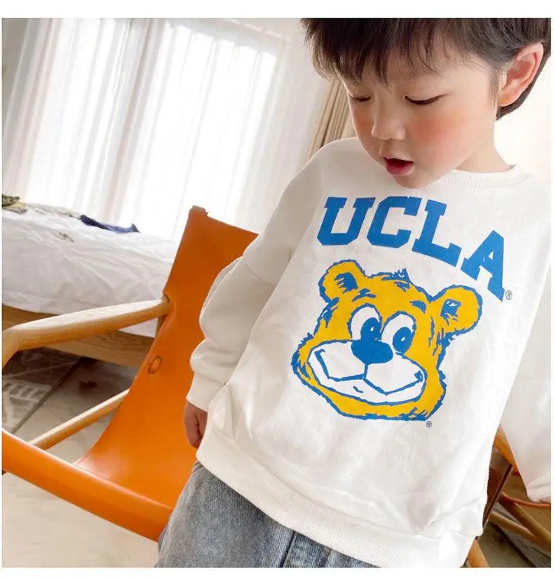 UCLA Cartoon Long Sleeve Sweatshirt for Kids Boys Girls — feature 3