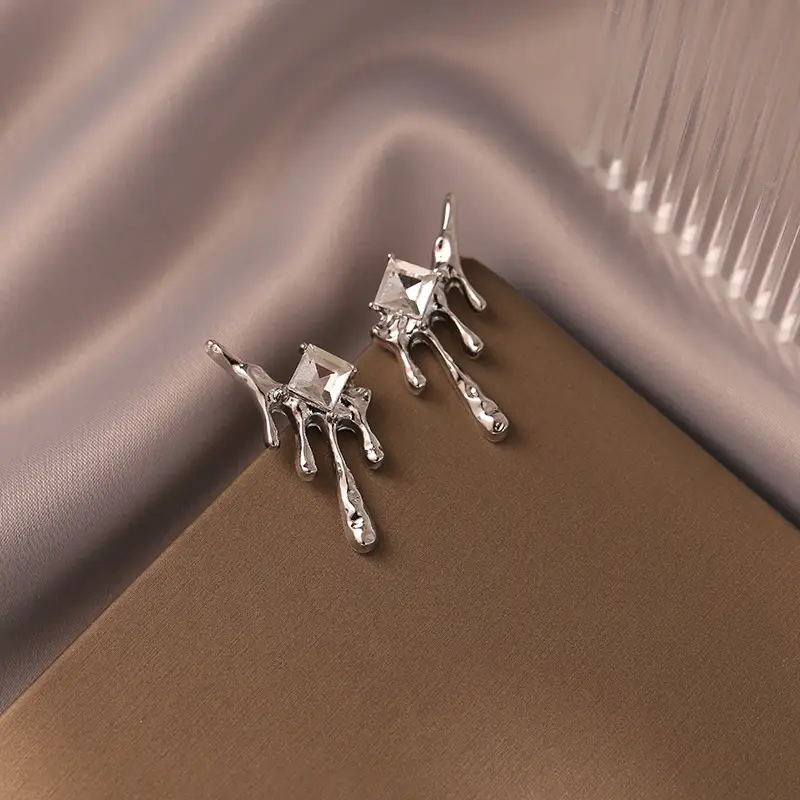 Sweet Cool Earrings with Water Drop Design for Women - Image 3
