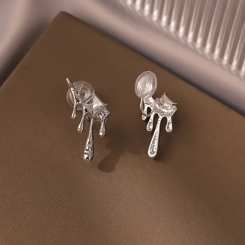 Sweet Cool Earrings with Water Drop Design for Women - Image 4