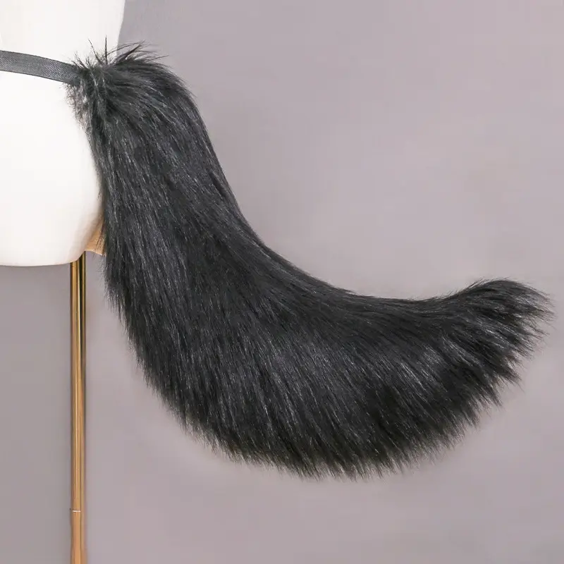Anubis Wolf Headband B Plush Beast Ear Hair Accessory - Image 12