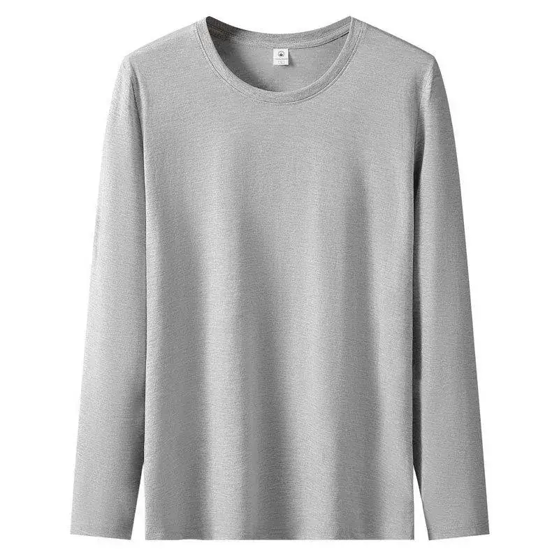 Pure Cotton Long Sleeve T-Shirt White Large - Image 30