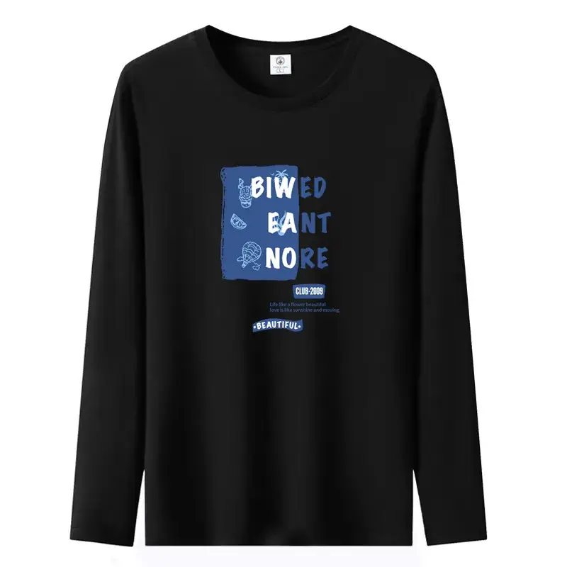 Pure Cotton Long Sleeve T-Shirt White Large - Image 10