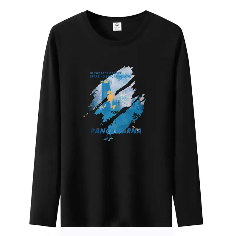 Pure Cotton Long Sleeve T-Shirt White Large - Image 28