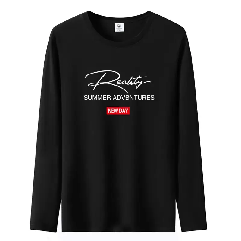 Pure Cotton Long Sleeve T-Shirt White Large - Image 23