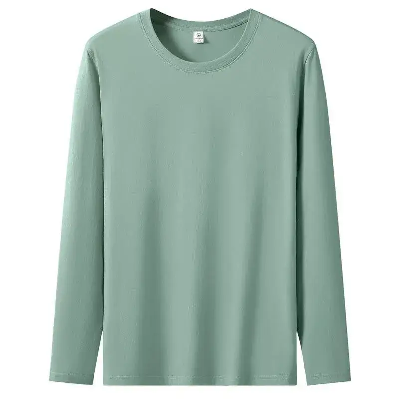 Pure Cotton Long Sleeve T-Shirt White Large - Image 5