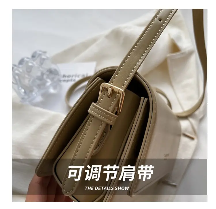 Women's Bag Ins Niche Style 2026 New Model High-End Autumn Hot-Selling Shoulder Crossbody Bag Versatile Texture Small Square Bag — feature 15