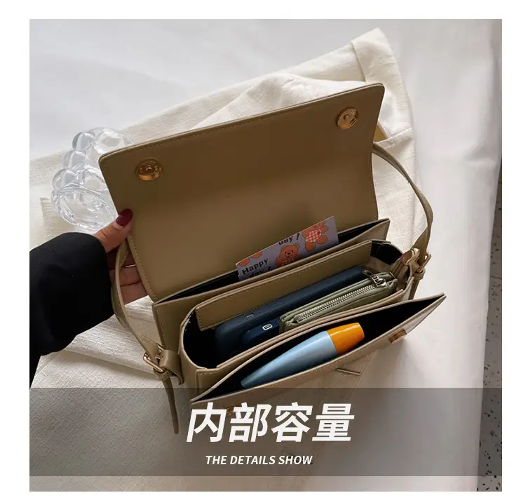 Women's Bag Ins Niche Style 2026 New Model High-End Autumn Hot-Selling Shoulder Crossbody Bag Versatile Texture Small Square Bag — feature 16