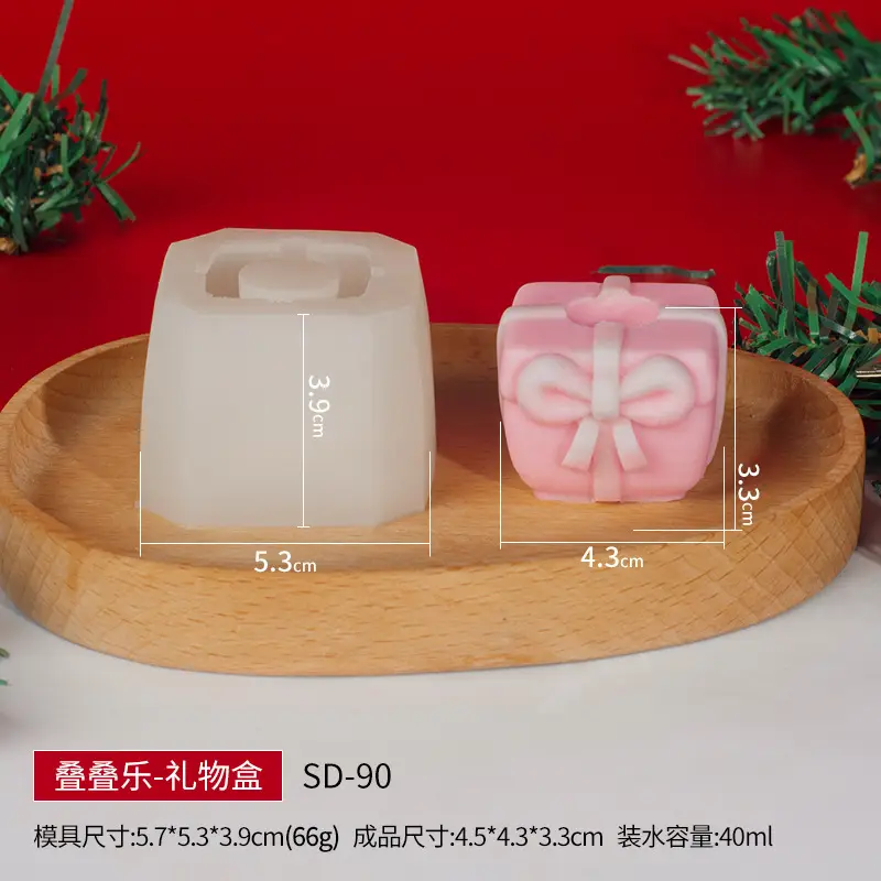 Christmas Aromatherapy Candle Mold Snowman Elk Set - Image 2