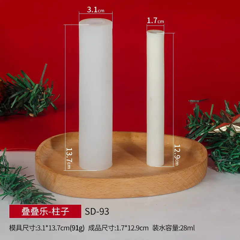 Christmas Aromatherapy Candle Mold Snowman Elk Set - Image 4