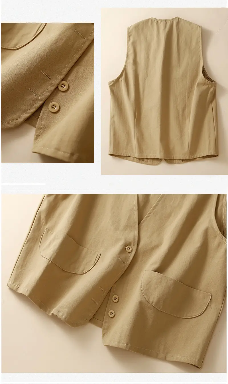 Women Sleeveless Cotton Vest 2026 Spring New Design — feature 6