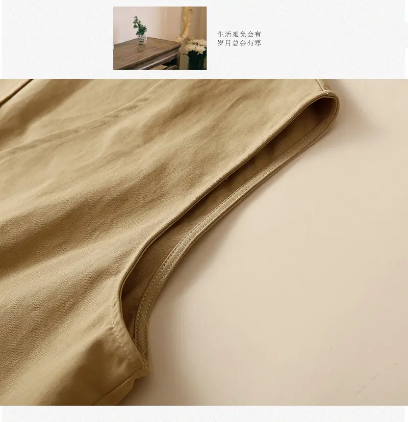 Women Sleeveless Cotton Vest 2026 Spring New Design — feature 7