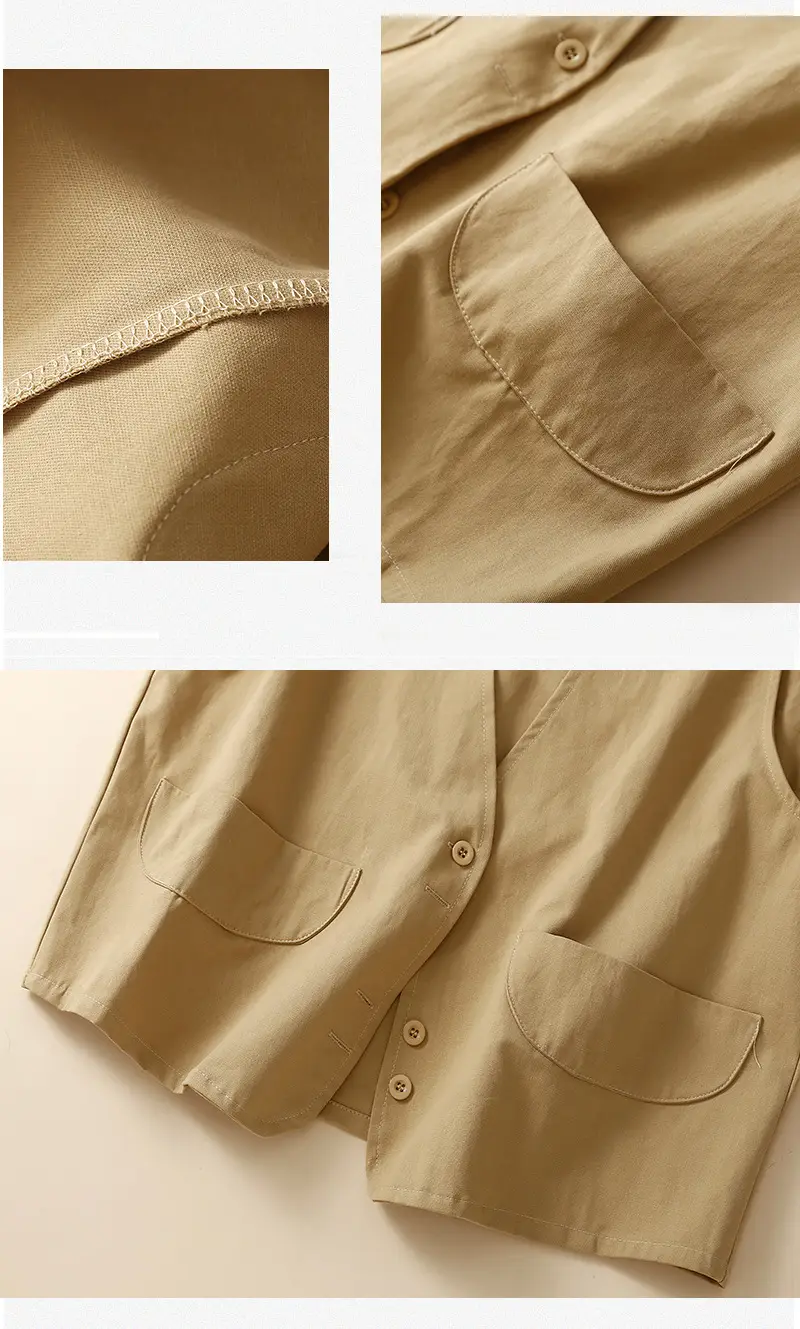 Women Sleeveless Cotton Vest 2026 Spring New Design — feature 8