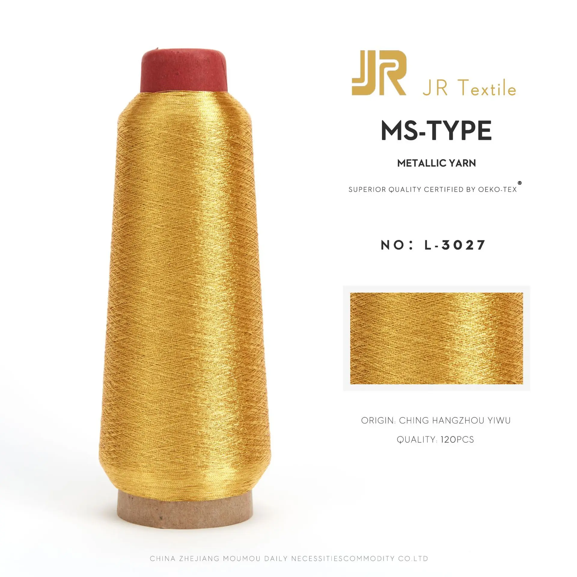 Jingri Factory Direct Sales Ms Type 150D Gold Silver Thread Patch Cross Stitch Computer Embroidery - Image 15