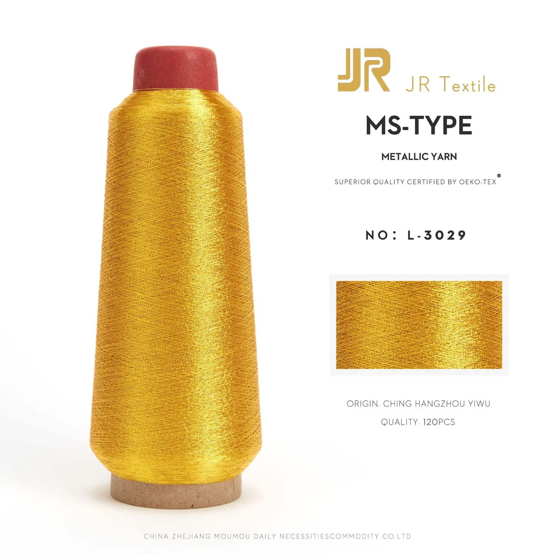 Jingri Factory Direct Sales Ms Type 150D Gold Silver Thread Patch Cross Stitch Computer Embroidery - Image 17