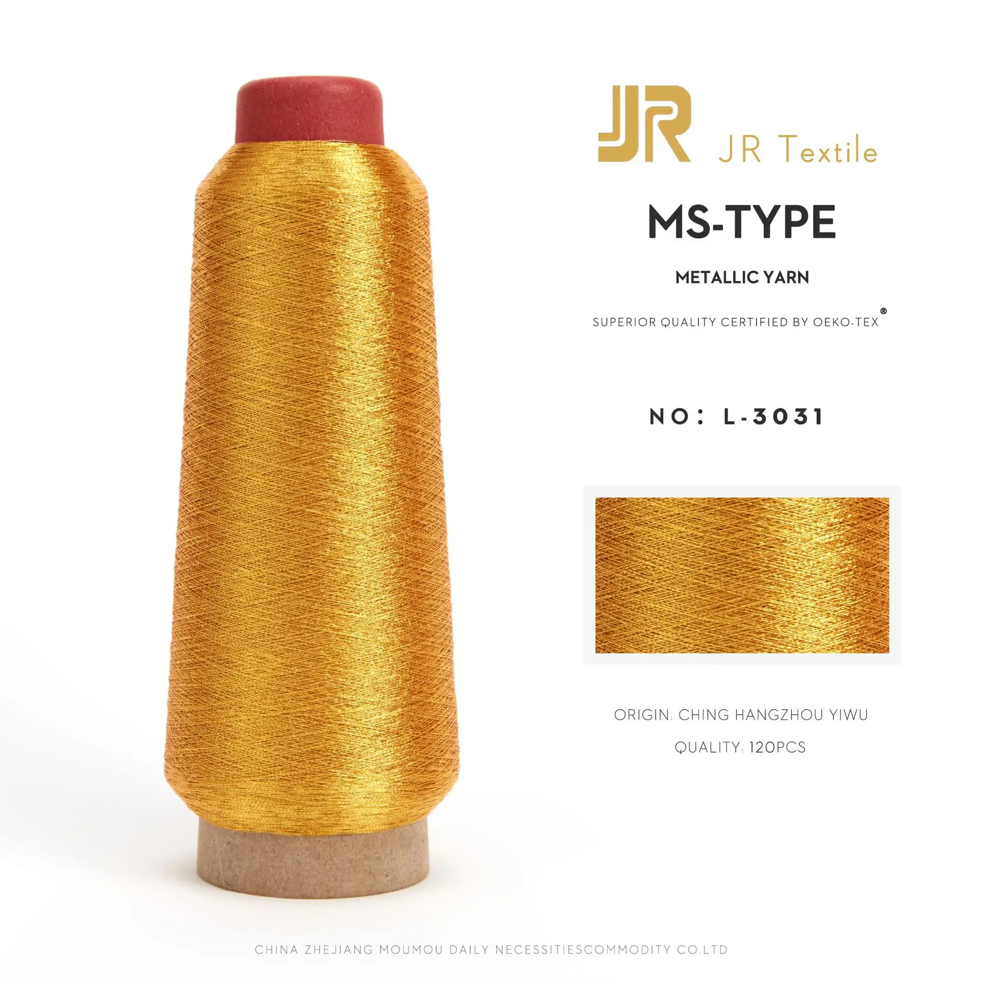 Jingri Factory Direct Sales Ms Type 150D Gold Silver Thread Patch Cross Stitch Computer Embroidery - Image 19