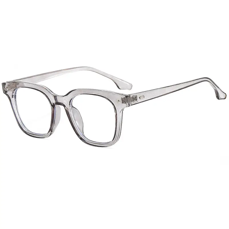 2022 Student Anti-Blue Light Glasses White Clear Frame - Image 3