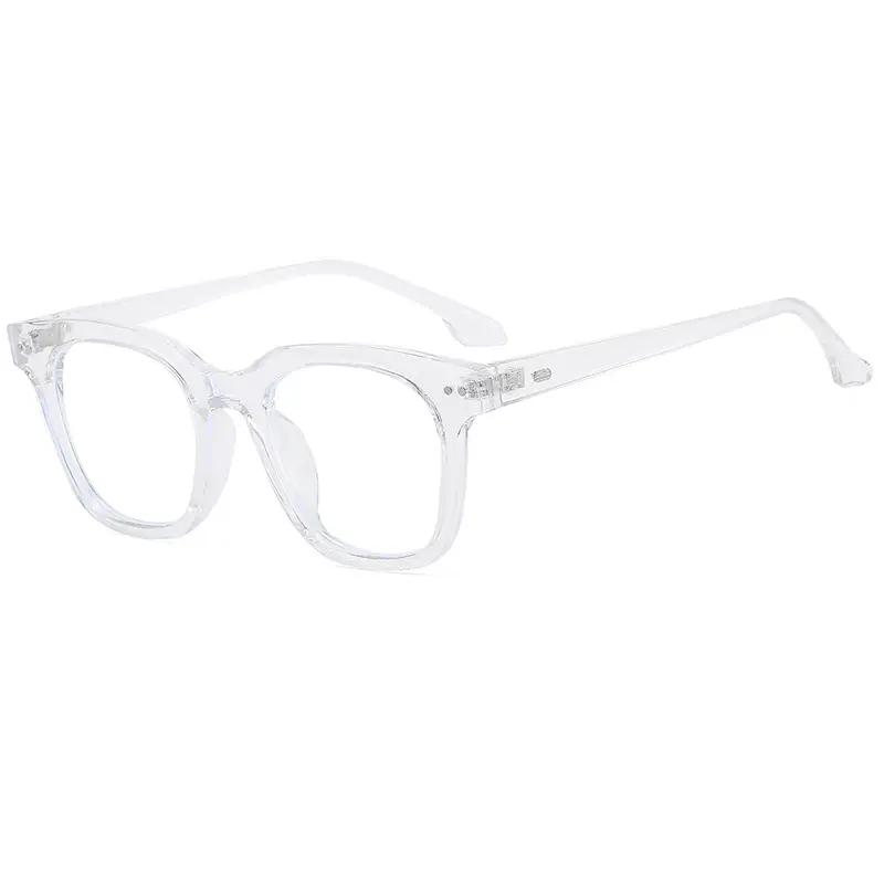 2022 Student Anti-Blue Light Glasses White Clear Frame - Image 4