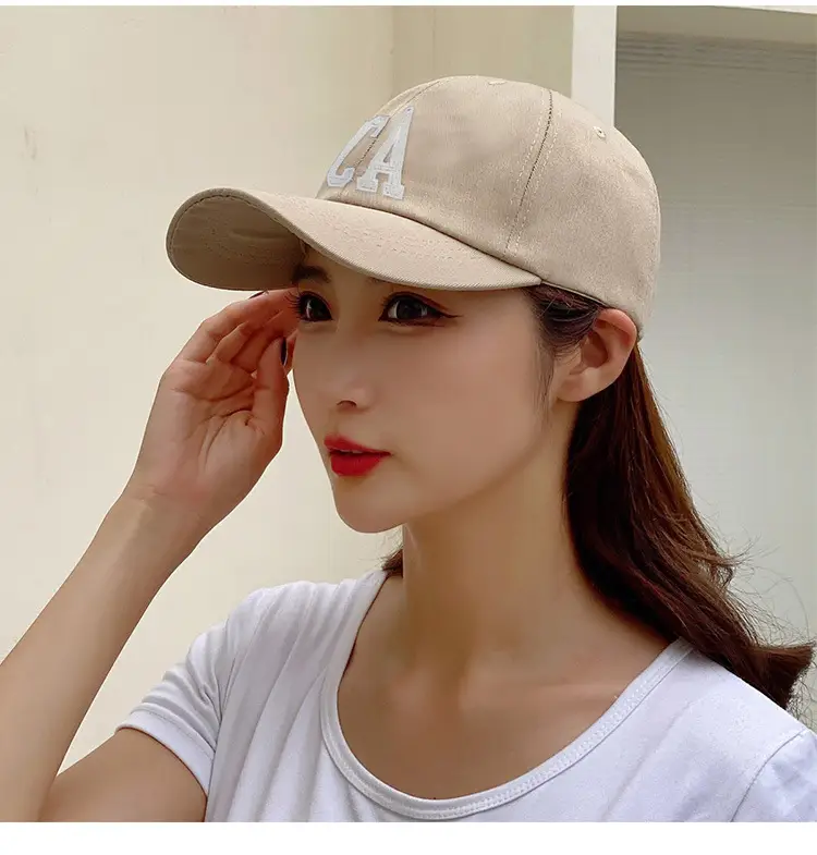 Men's Brown CA Embroidered Baseball Cap — feature 15