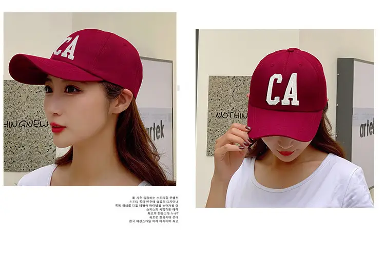 Men's Brown CA Embroidered Baseball Cap — feature 18