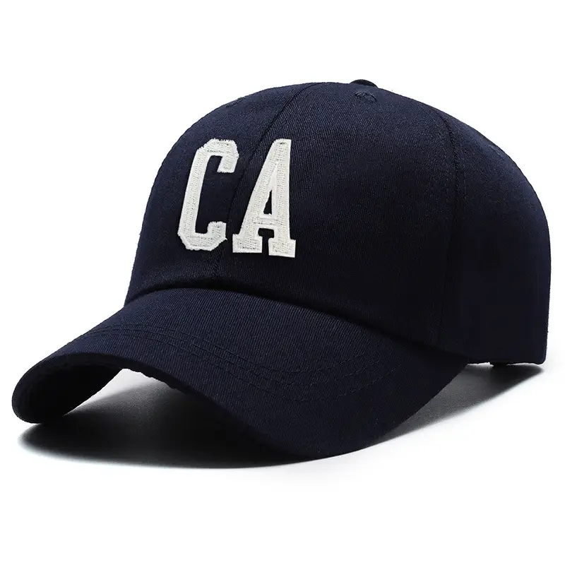 Men's Brown CA Embroidered Baseball Cap - Image 2