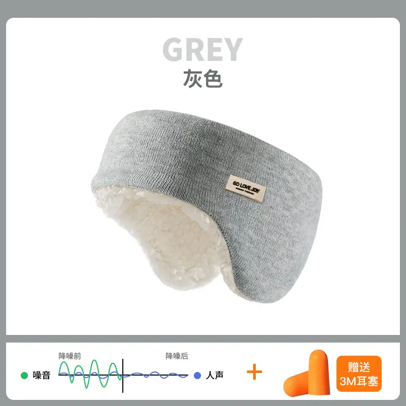 Purple Women's Warm Ear Muffs with Windproof Design - Image 10