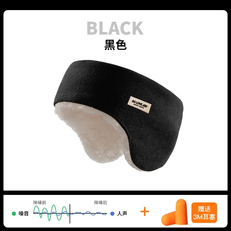 Purple Women's Warm Ear Muffs with Windproof Design - Image 6