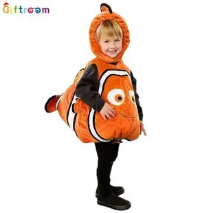 Halloween Clownfish Costume for Kids Orange — feature 5
