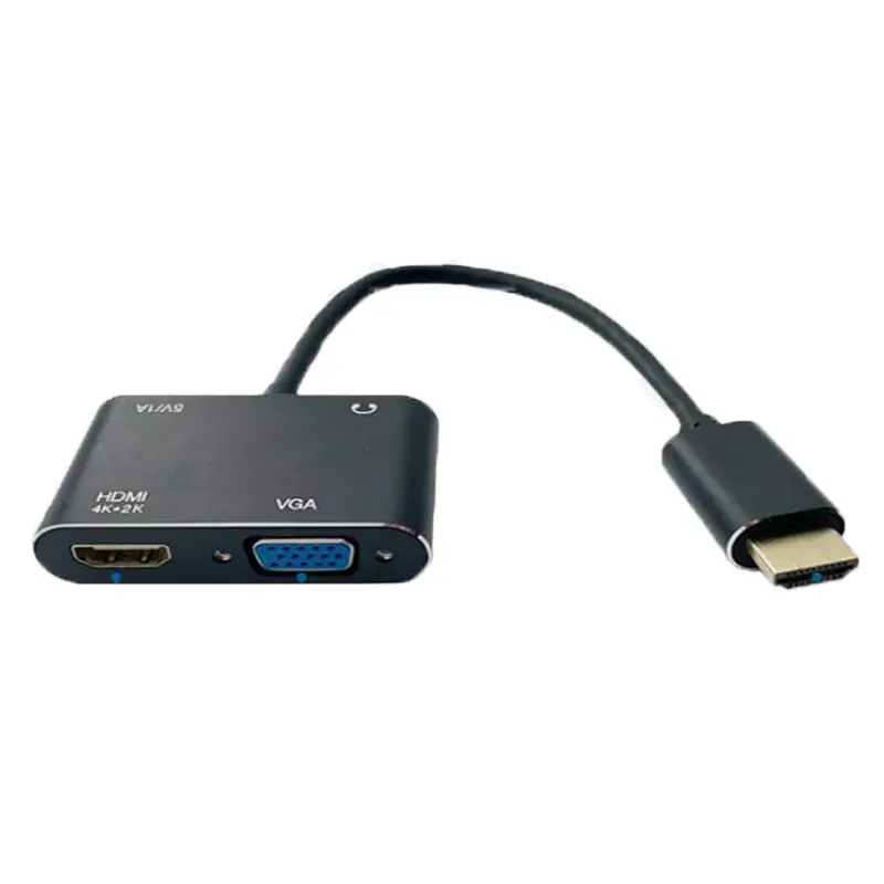Hdtv+Vga 4K One In One with Audio & Power