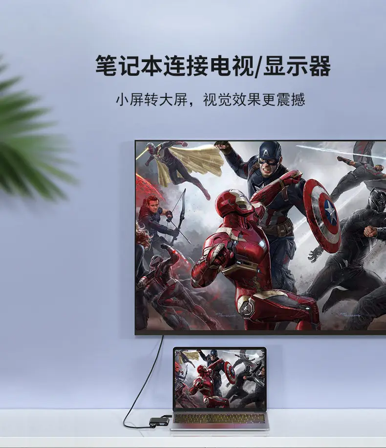 Hdtv+Vga 4K One In One with Audio & Power — feature 4