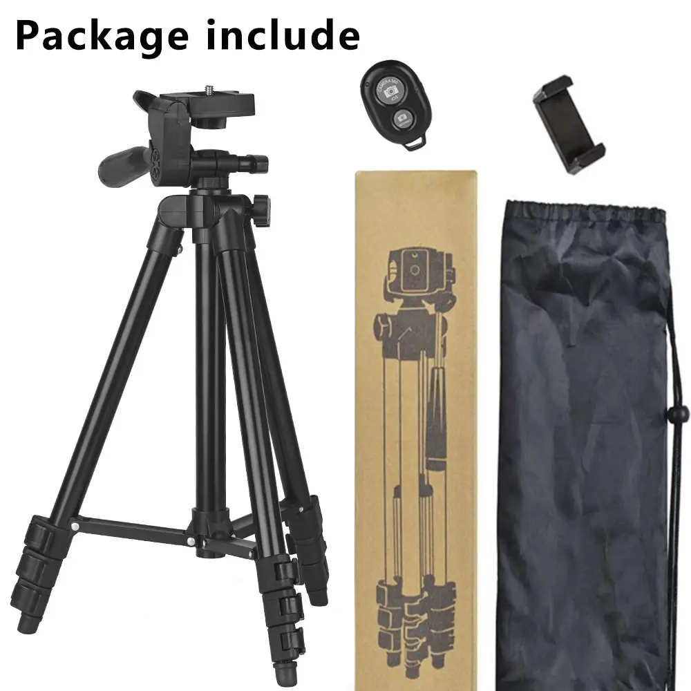 Adjustable Height Tripod Camera Set 2kg Load