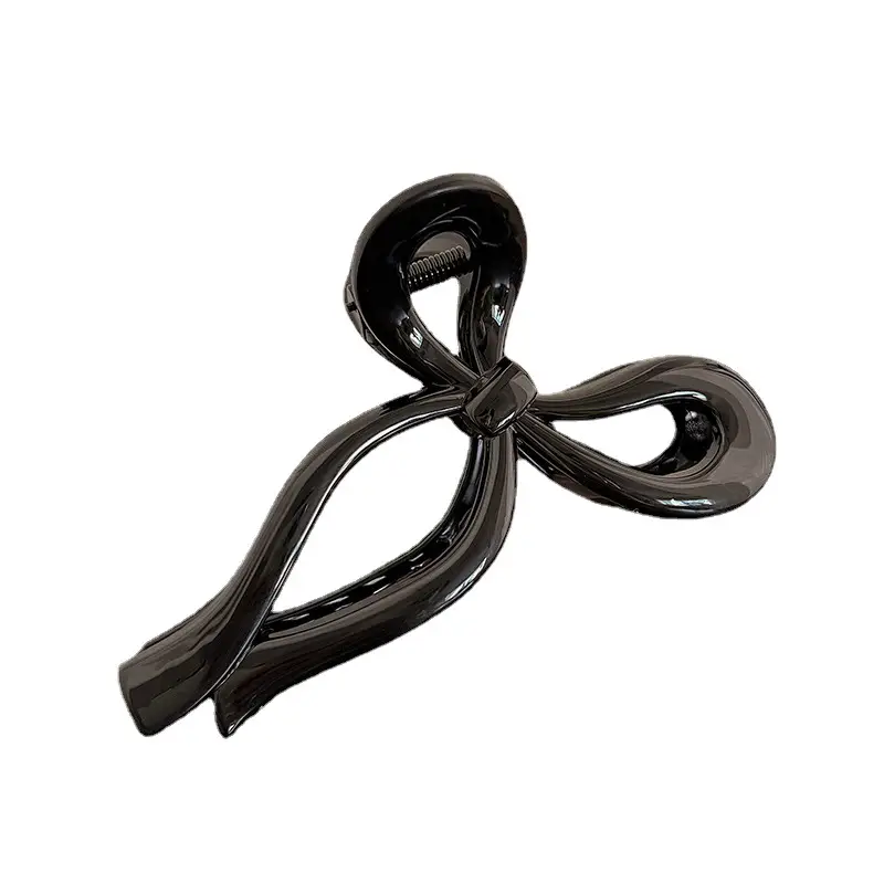 Elegant Black Shark Hair Clip for Women