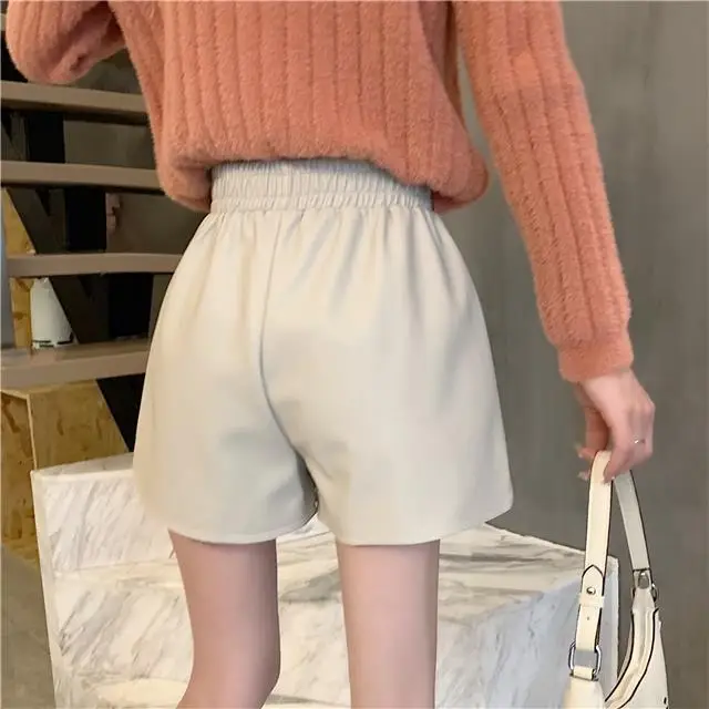 Plus Size Leather Shorts Women Spring Summer 2025 — feature 10