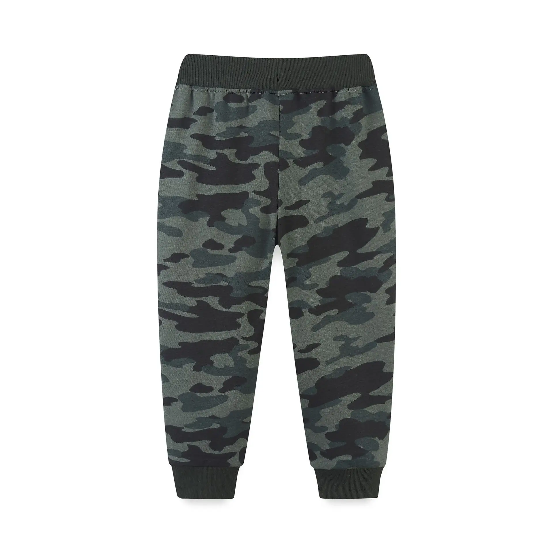 Autumn Camo Lace-Up Boys Pants European Style