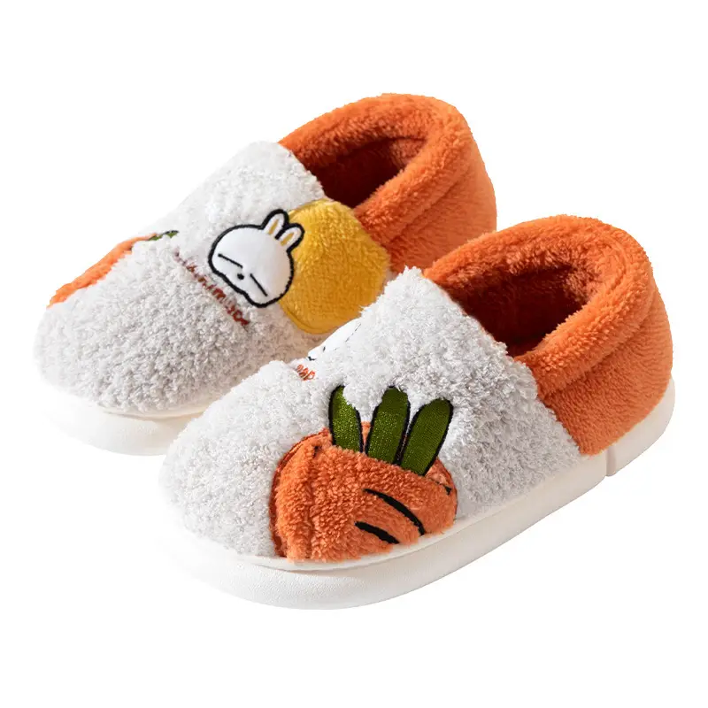 Bug Rabbit Cotton Slippers Women's Winter Cute Home Couple Cyber Popular Thick Bottom Mao Mao Warm Bag Heel Wholesale Cotton Shoes - Image 10