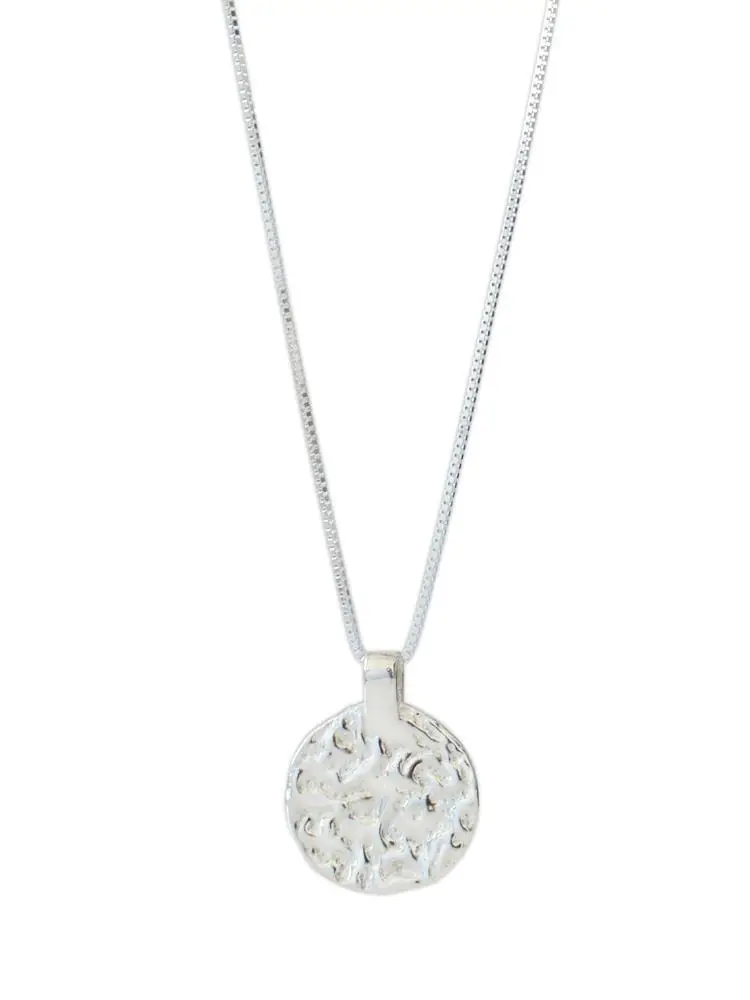 925 Sterling Silver Round Pendant Necklace Women's Summer - Image 6