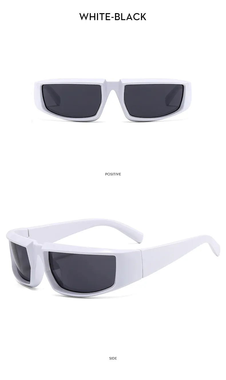 Futuristic Silver Hip-Hop Sunglasses Y2K 2022 — feature 12