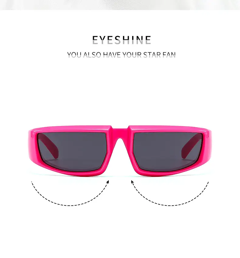 Futuristic Silver Hip-Hop Sunglasses Y2K 2022 — feature 3