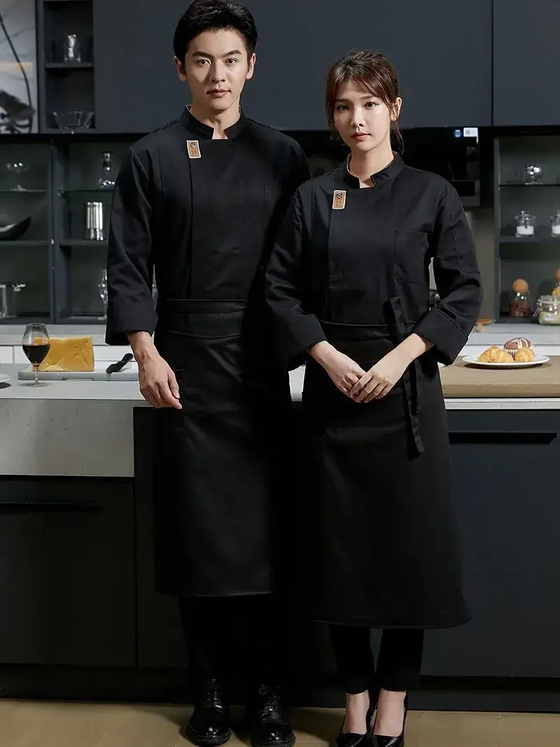 Men's Black Long Sleeve Unstitched Shirt - Image 8