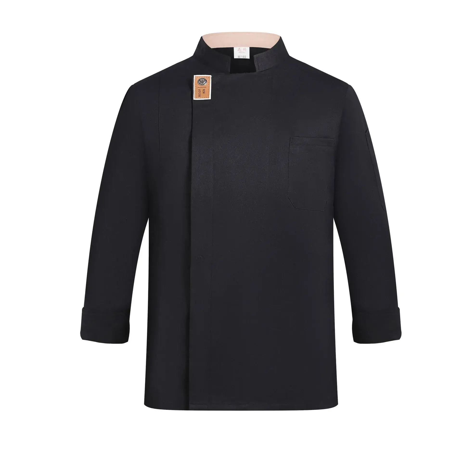 Men's Black Long Sleeve Unstitched Shirt - Image 3