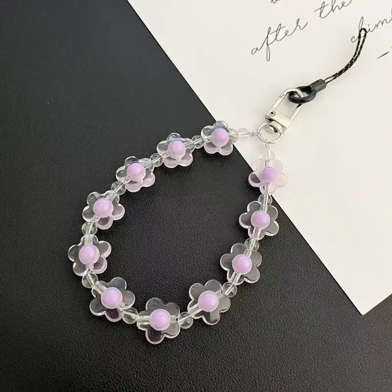Pink Floral 3D Wrist Bracelet for Women - Image 4