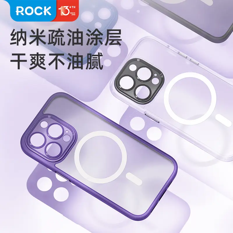 Magnetic iPhone Protective Case Purple