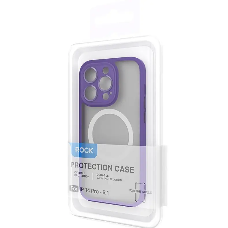 Magnetic iPhone Protective Case Purple