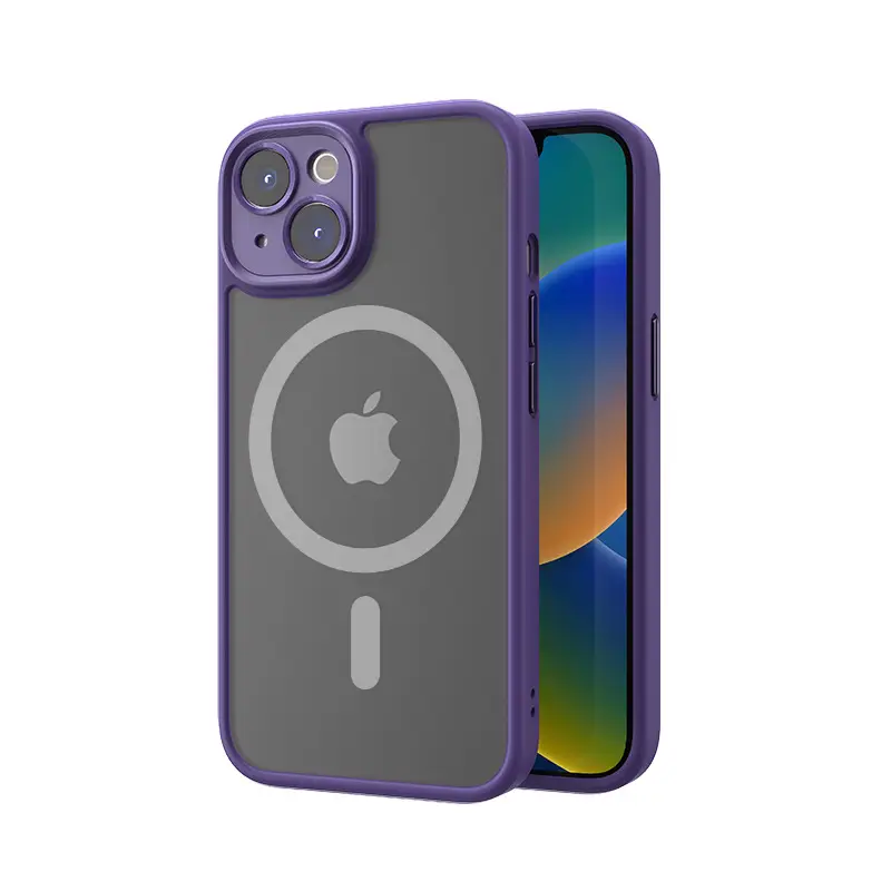 Magnetic iPhone Protective Case Purple