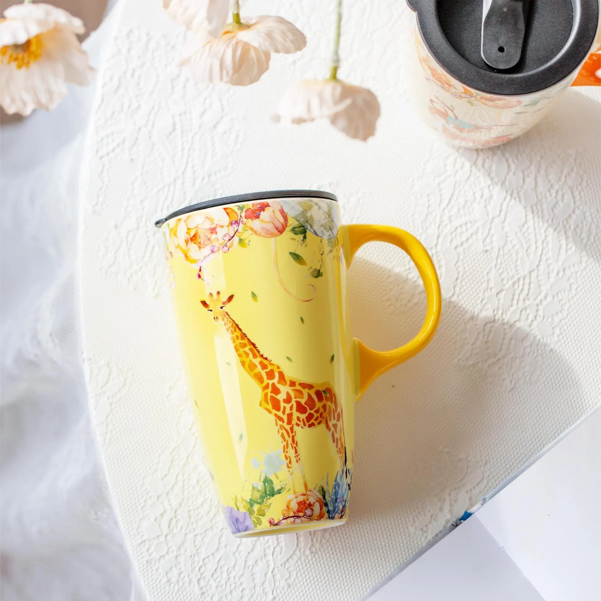 Xianlin Mystery Ceramic Cup Large Capacity with Lid — feature 8