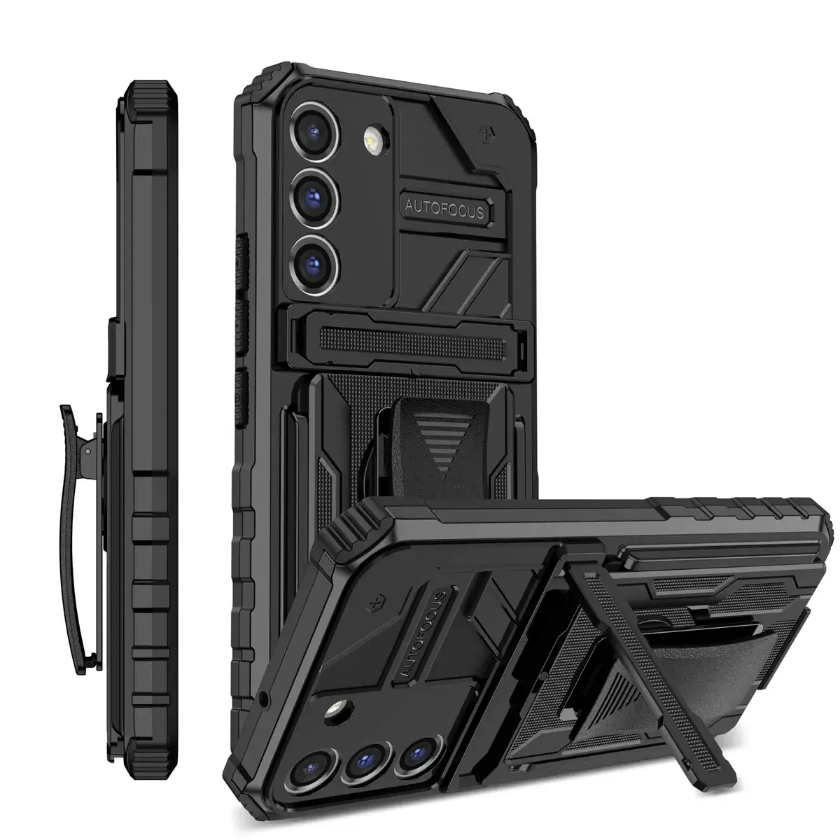 Samsung a73 Shockproof Folding Bracket Back Clip 4-in-1 - Image 5