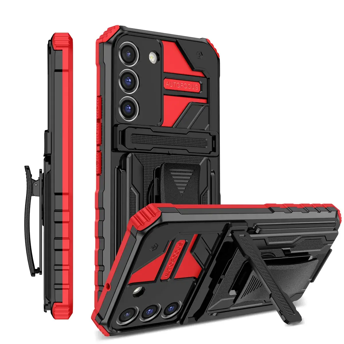 Samsung a73 Shockproof Folding Bracket Back Clip 4-in-1 - Image 4