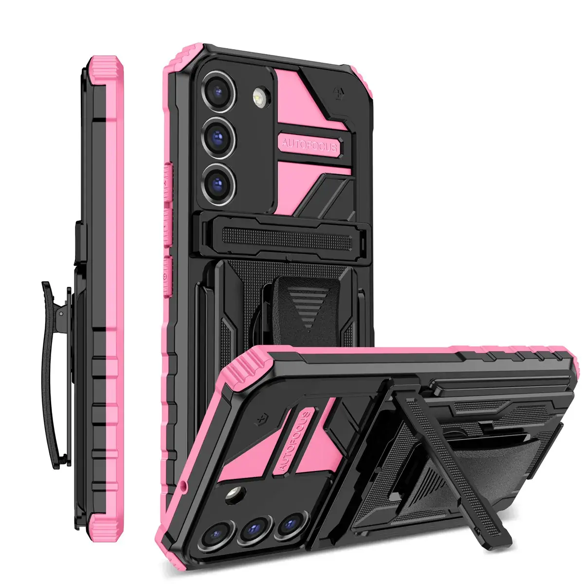 Samsung a73 Shockproof Folding Bracket Back Clip 4-in-1 - Image 6