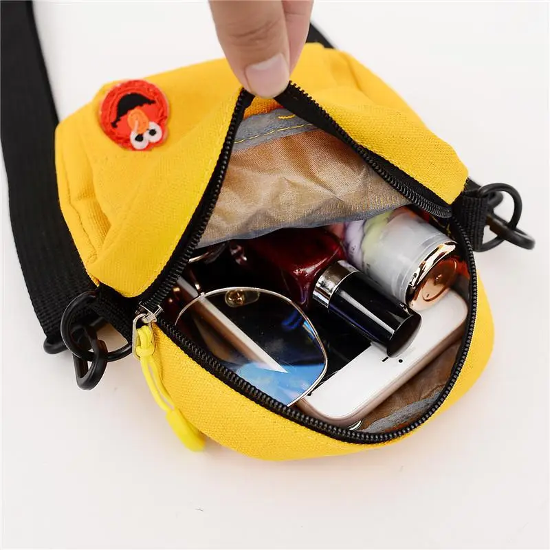 Yellow Canvas Crossbody Bag for Women 2025